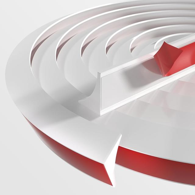 TEMU 118.1-inch Foldable Shower Threshold Barrier, Self-adhesive Waterproof Splash Guard For Showers And Kitchen Countertops – 39.37 Inches Vinyl Dam