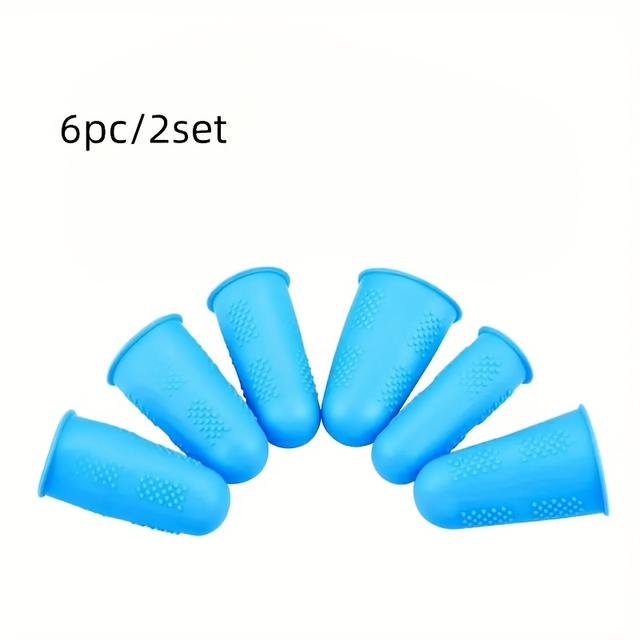 TEMU 2 Sets Of 6pcs Heat Seal Finger Covers, Heat Seal Finger Covers, Finger Covers, Suitable For Heat Seal , Heat Transfer, Wax, Adhesive, Collage And Sewing, Heat Transfer