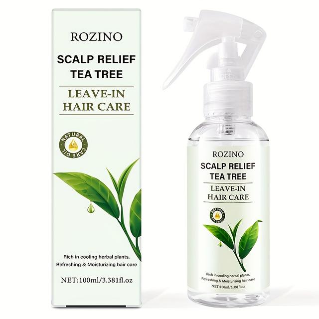 TEMU 100ml Scalp Spray, Rich In Oil, Coconut Oil, Aloe And Other Plant , Makes The Scalp More , Moisturizing, Lasting For 72h, Mild Care, Low Sensitivity, Suitable For Men And Women