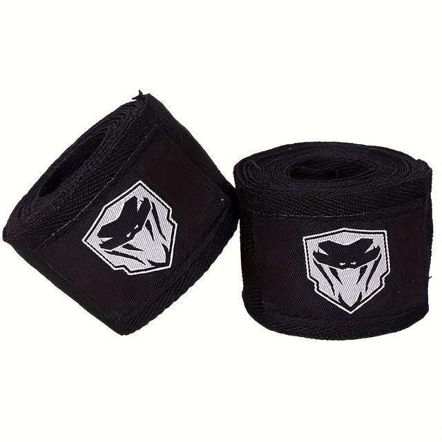 TEMU 2pcs/set Of Sports Boxing Wraps, Elastic Muay Thai Hand Wrap Straps, Unisex Training Wristbands, Breathable Sweat-absorbing Professional Fight Wraps, Boxing Gloves