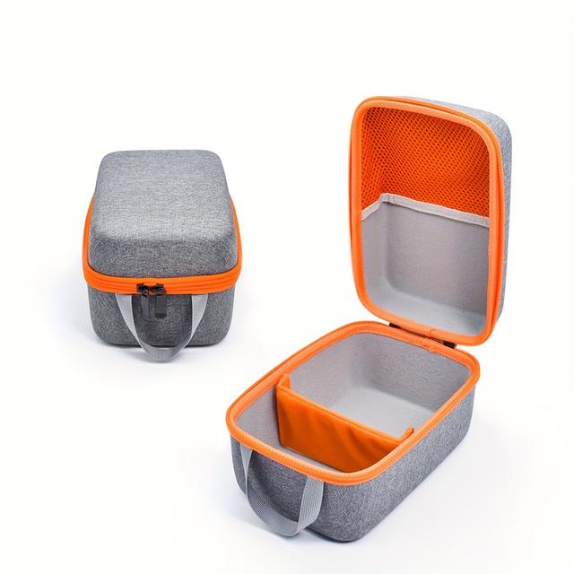 TEMU Audio Storage Bag Handheld Double Zipper Storage Box Hard Shell Bag Storage Portable Home Storage Or Outdoor Travel Storage Portable For Yo1to () Speakers (storage Bag Only)