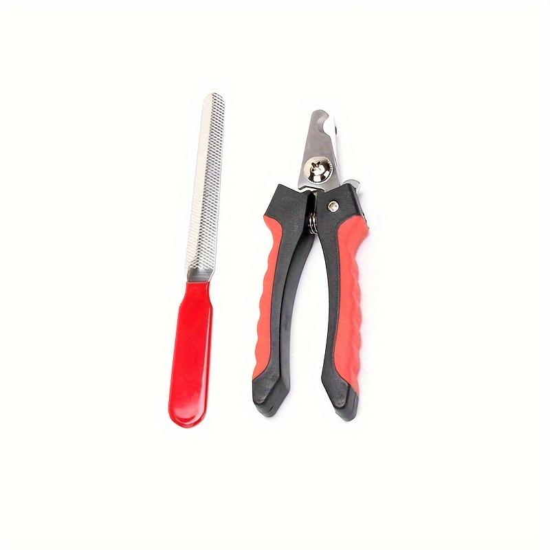 TEMU Pet Nail Clipper Cutter With Stainless Steel Grooming Scissors Clippers For Pet Claws Dog Supplies, Without Battery