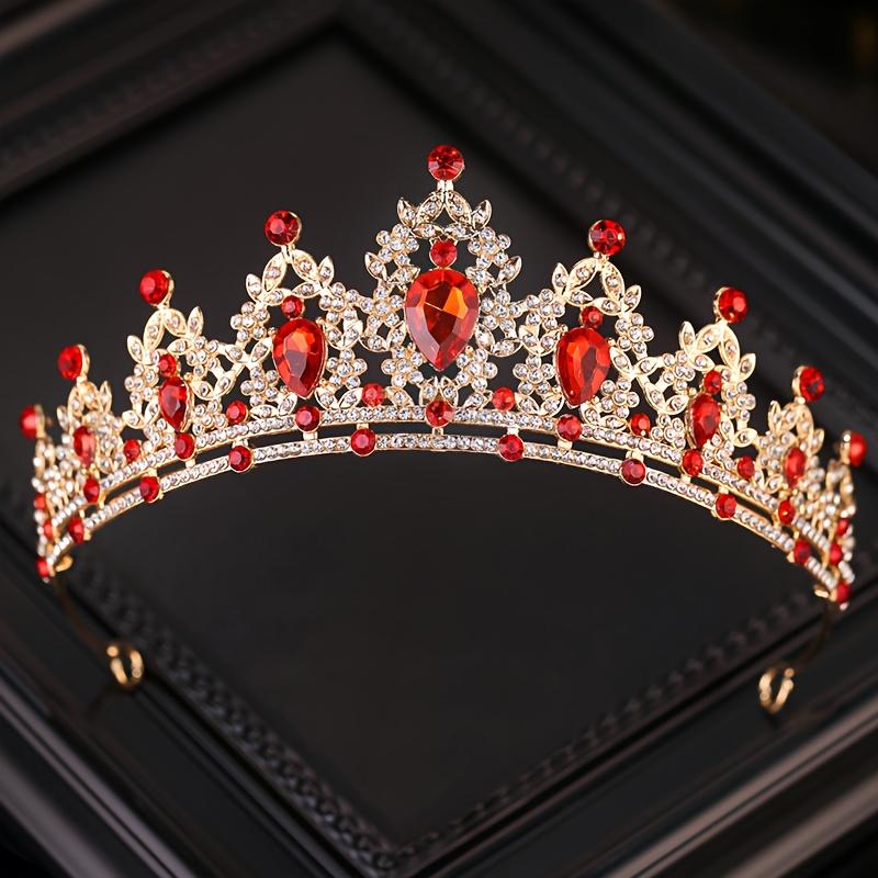 TEMU 1 Bridal Tiara - Hairpiece Wedding Evening Crown Pageant Performance Headpiece