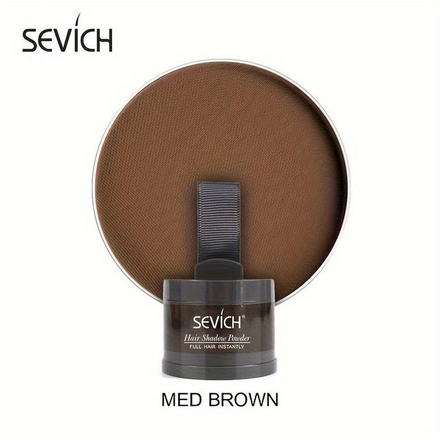 TEMU Sevich Hairline Powder - Instant Hairline Filler For Fuller Hair, Natural Look, Easy Application, Unisex Adult Use, Packaging, , Sleek Packaging, Highquality Product