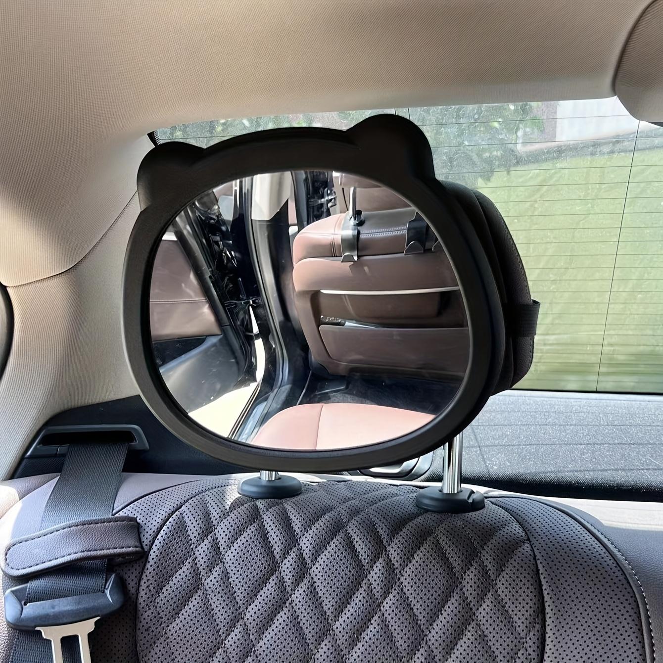 TEMU Car Seat Mirror, 360-degree Rotatable Car Rearview Mirror, , Crash Tested And -resistant Design, Providing Wide And