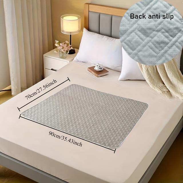 TEMU Washable Family Mattress Cover With Top Leak-proof Design, Featuring A Non-slip Back, A Four-layer Structure Slip-resistant, Leak-proof, And Stain-resistant. Suitable For The Elderly, Pets, And