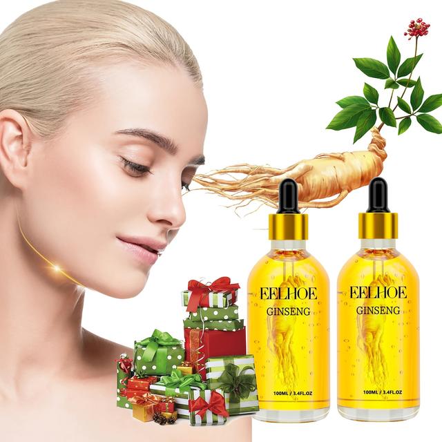 TEMU 2pcs--200ml Ginseng , Hydrating, Moisturizing Eyes And Facial Skin, Suitable For Women Christmas, Valentine's Day And New Year Gifts