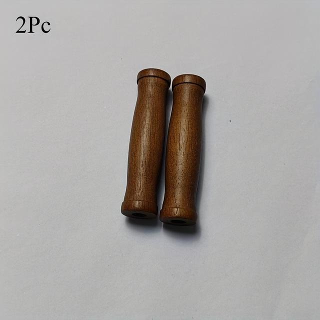 TEMU Nowoczesny Styl Drewniana Rączka z Otworem, Meble Kuchenne, Okucia z Litego Drewna