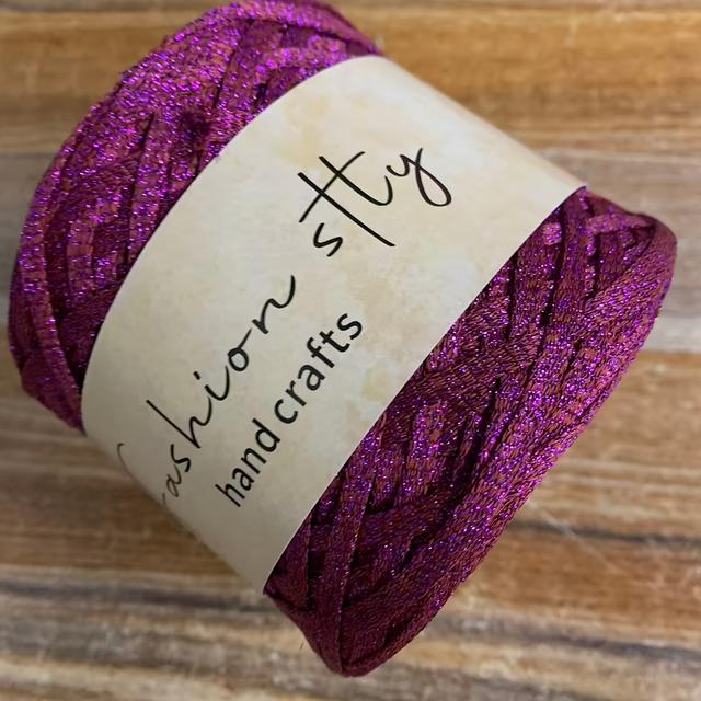 TEMU de Fuchsia 5M, Hilo Tejido de Crochet. 160 Metros