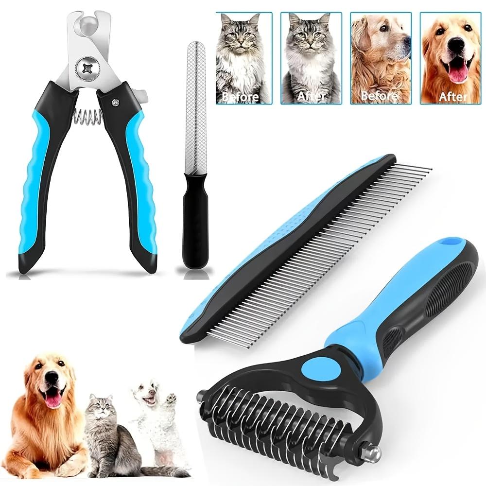 TEMU 2/4pcs, Nail Clippers And Hair Trimmers - Equipped With Safety Protection Devices, Suitable For Various Small Cats And Dogs To Avoid Excessive Cutting, Files, - Professional Pet Grooming Tools
