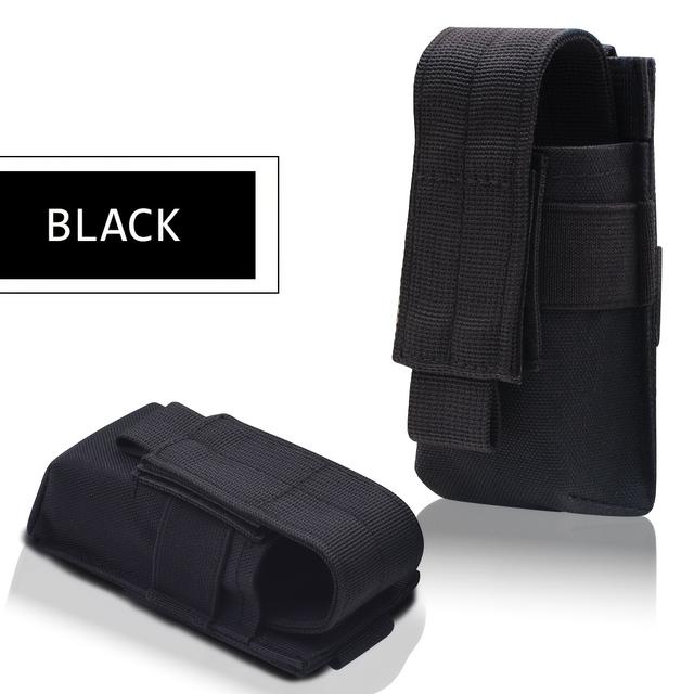 TEMU . Taschenlampe Aufbewahrungstasche, Multifunktionale Aufbewahrungstasche für Outdoor Taktische Ausrüstung