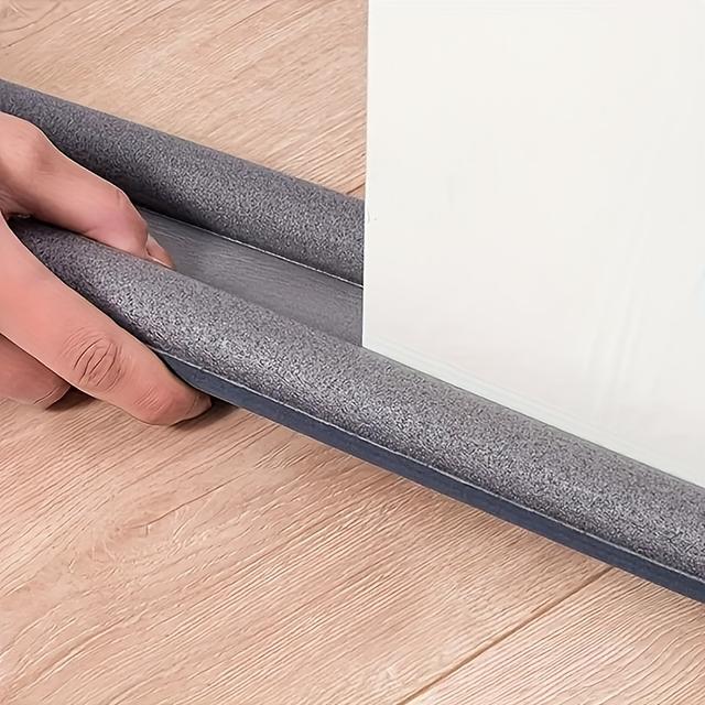 TEMU 1pc, Multifunctional Door Seal Strip - Soundproofing, Waterproof, Insect Repellent, Dustproof Foam Tape