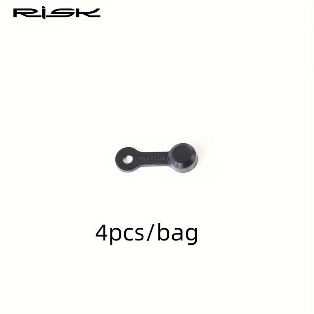 TEMU Dust Cap For Oil Disc Exhaust Screws On A 4pcs Mountain Or Road Bicycle, Featuring A Rubber Sleeve And An Oil Filling Nozzle To Keep
