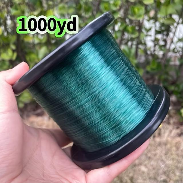 TEMU 1000yd 플루오로카본 낚시줄, 3000인치 - 초강력 나일론 탄소섬유 소프트줄, 매우 민감하고 내구성이 뛰어나며, 침수 및 플라이 낚시에 이상적, 담수 및 해수 낚시에 적합, 침수 낚시 | 스플 디자인 | 고품질 낚시장비, 낚시장비 액세서리