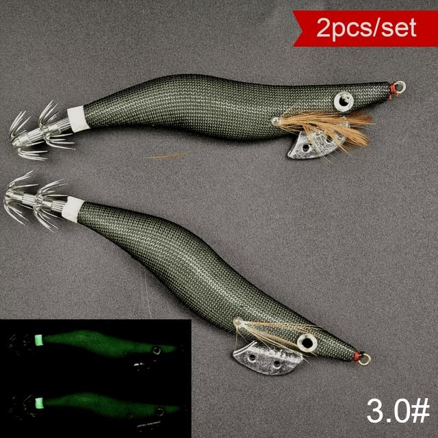 TEMU Avlcoaky 2pcs Shrimp Lures, Luminous Fishing Baits For , Trout Pike Fishing Lures With Sharp Hooks