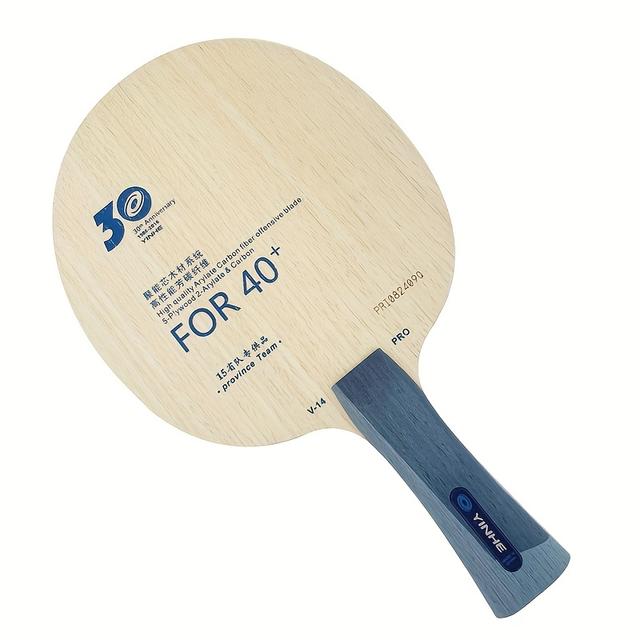 TEMU 30. Jubiläum V-14 Pro Tischtennisschläger Mit Material 40+, Tischtennisschläger Für Frauen Und Männer