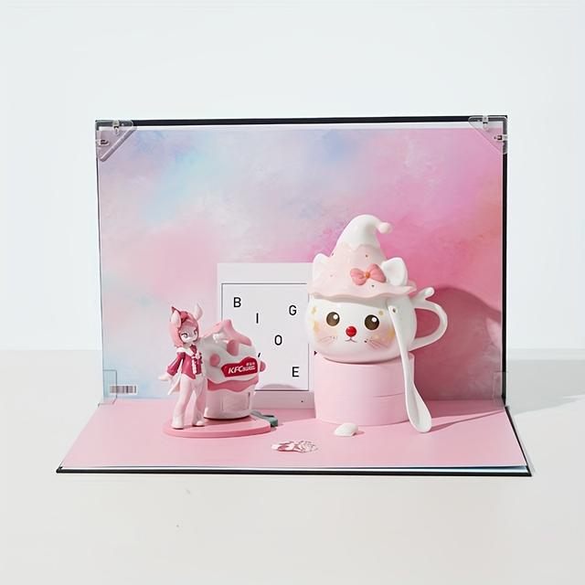 TEMU 8pcs Multifunctional Photography Background, Waterproof And Reusable, Double-sided With 16 Patterns Of Tiling Background Paper Props For Cosmetics Photography