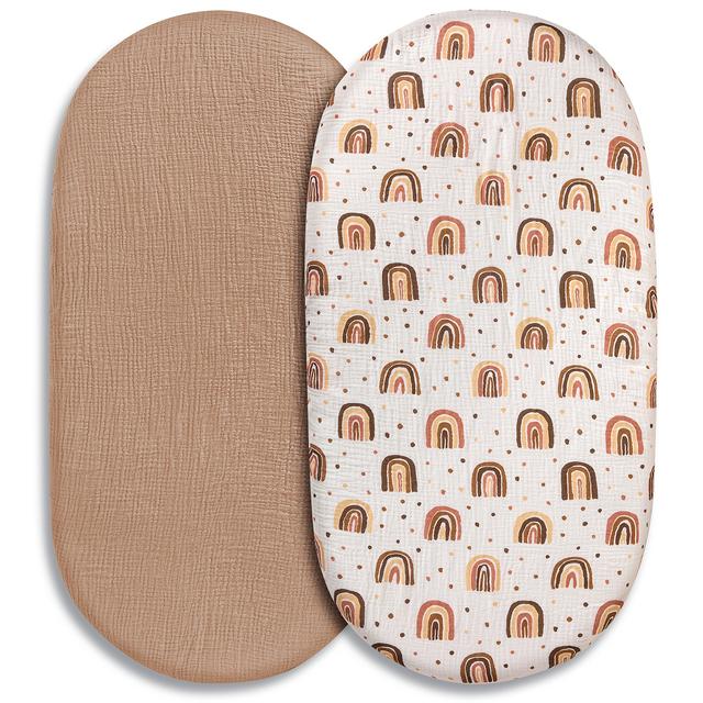 TEMU 2pcs Baby Crib Bedding Set - Soft Breathable, Machine Washable, Printed Design, Comfortable & Durable, Perfect For Nursery Decor, Crib Bedding, | Print Design|machine Washable Sheet