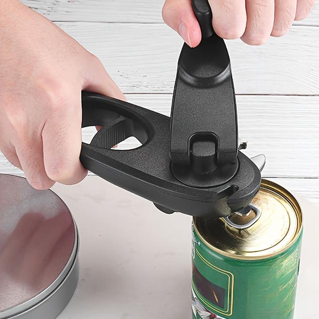 TEMU 1pc, In Opener, Multifunctional Manual Bottle Opener, Hand Cranked Can Opener, Beer Tool Magnetic Suction, Household Gadgets, Useful Tool Kitchen Accessories