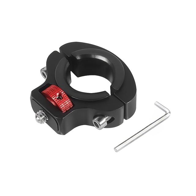 TEMU Feichao 자전거 핸들바 클램프 마운트 바 튜브 홀더 360° 역방향 방지 1/4 나사 스포츠 카메라 짐벌, 지름 30-32mm 및 22-25.5mm용 핸들 브래킷, Insta360 ONE R/X4/3/GOPRO13/MAX GOPRO/DJI Osmo Action4 호환