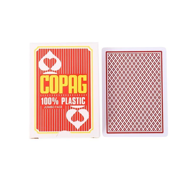TEMU Pvc Playing Cards, Universal Plastic Deck, Durable & Waterproof, Red & ,