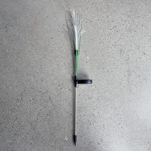 TEMU 1pc Auto- Solar Garden Lights With Waving Reed Design - Warm White Led Pathway Lights For Yard Decor, Festival Events, Gift For Family &