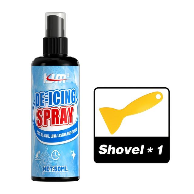 TEMU Versatile Spray For Melting Snow And Ice – -second Ice Removal | Durable Shield | Suitable For Windshields, Windows, Locks, Mirrors, And