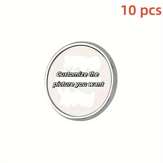 TEMU شارة دبوس سبيكة قابلة للتخصيص للنساء، محفورة بالصورة الشخصية، إكسسوار أزياء ، ، أسلوب بسيط، هدية مثالية للزملاء، ، الأحباء، ، وزملاء الدراسة - العديد من الكميات المتوفرة