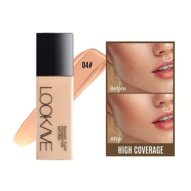 TEMU Flawless Matte Liquid Foundation - Pore-invisible, Long-lasting 24 Hour Wear, Fit & For Tones, 21g