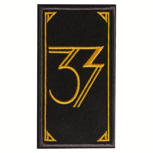 TEMU 1pc Embroidered Number Iron-on Patch, Accessory Fabric Patch