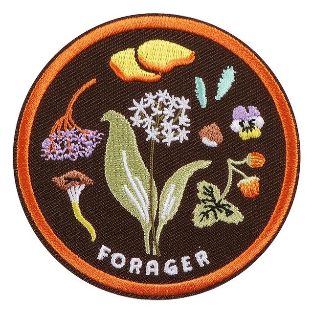 TEMU 1pc Embroidered Letter And Food Iron-on Patches, Decoration Fabric Patch Accessories