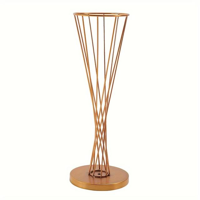 TEMU Metal Trumpet Dessert Pedestal Wedding Display Stand Rack