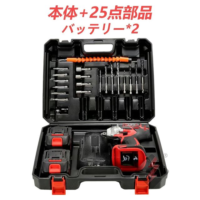 TEMU 【発送可能】一日で発送。ピークトルク780N·Mを実現するインパクトレンチ。ブモーターのインパクトレンチ。1/2''トルクを実現し、3つの機能を1台で。前進モード。