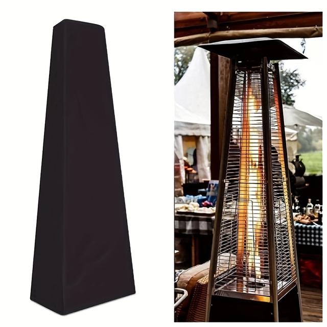 TEMU Outdoor Square Vertical Patio Heater Cover, Dustproof Protective Cover For In-ground Heater