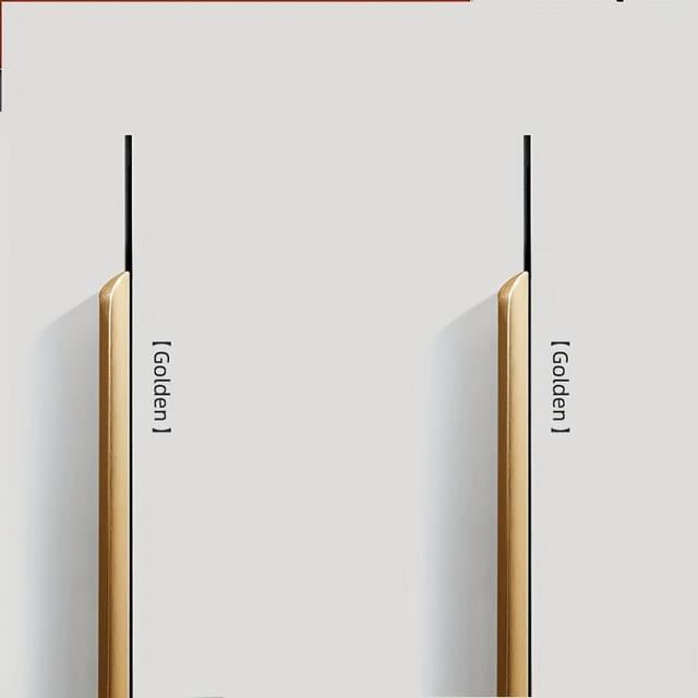 TEMU 2pcs 100cm/39in Aluminum Alloy Modern Cabinet Pull Handles With Installation Screws For Large Wardrobes And Closet Doors - Durable , Attractive Painted Finish For Home Furniture