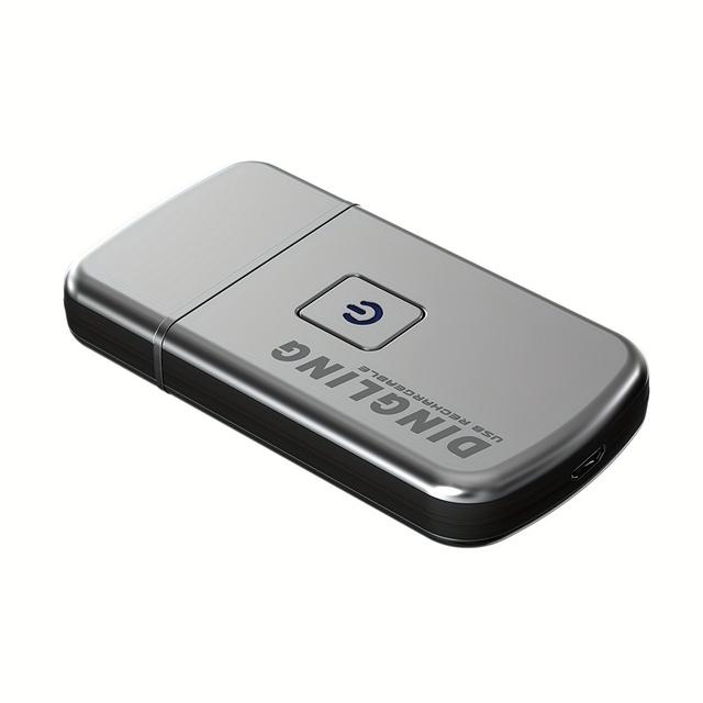 TEMU Hordozható USB-vel újratölthető elektromos borotva férfiaknak, forgó kialakítással és szakállvágóval