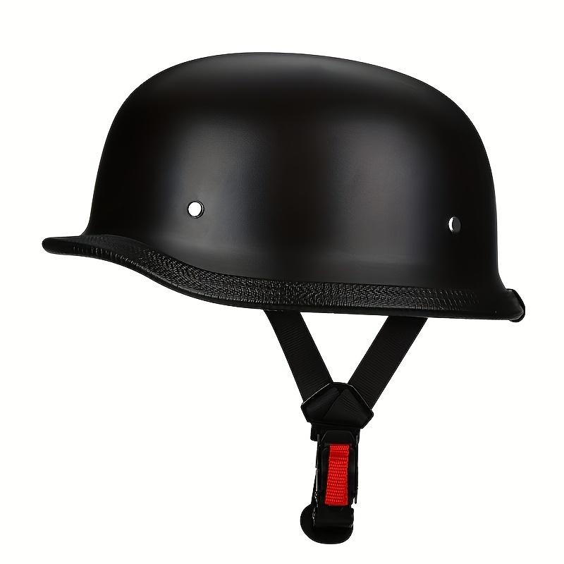 TEMU Classic Retro Style Motorcycle Half Helmet Suitable For Men And Women, Breathable Half Helmet Casual Helmet