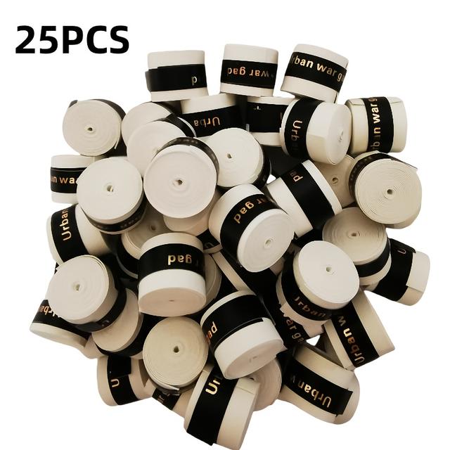 TEMU 25 Pezzi Nastro Grip PU - Antiscivolo Traspirante e Asciugatura Rapida per Racchette da Tennis, Badminton e Squash - Avvolgimento Durevole per Controllo Migliorato