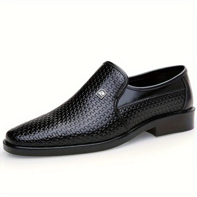 TEMU Men's Slip- Casual Shoes With For Office Wear, Suitable For All