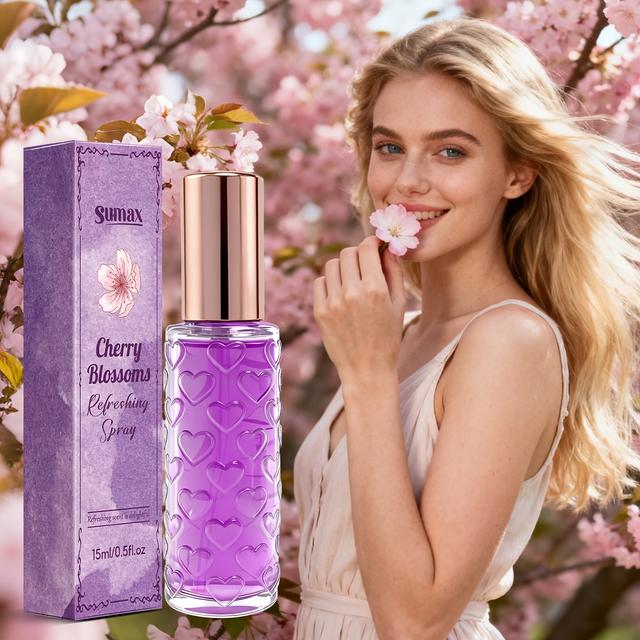 TEMU Sweetheart Sakura Deodorant Spray Women' Deodorant Long- Suitable For Whole-body Perfect For Dates, Gatherings, Work, And Shopping Essential For Valentine's Day Sweetheart Gift