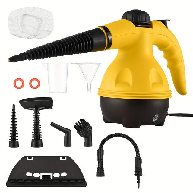 TEMU Nettoyeur Vapeur Portable Haute Température et Pression pour Cuisine, Canapé Salle de Bain Voiture Vitre IPX4