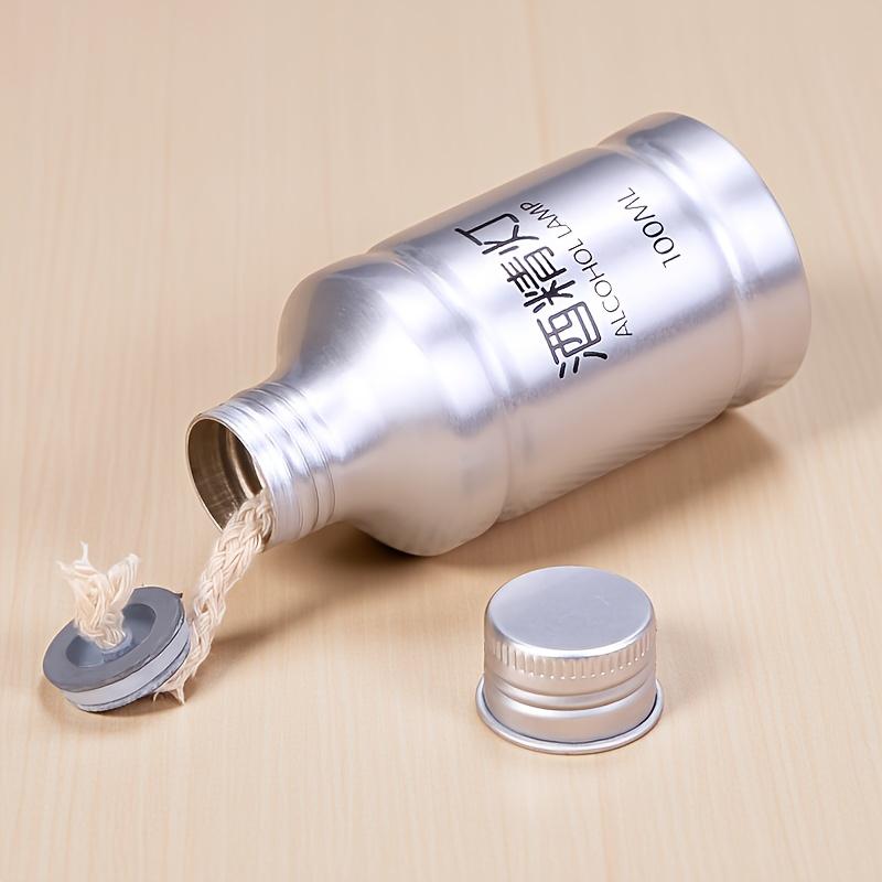 TEMU 50ml/100mlportable Alcohol Lamp For Home Use, Multifunctional Alcohol Lamp Wick With Leak-proof Seal. Empty Bottle Without Alcohol.