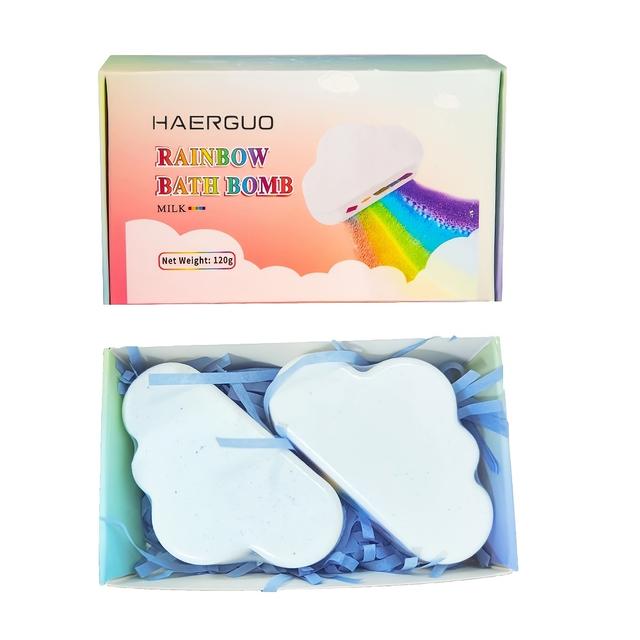 TEMU 2 Stück/Box Duschbomben Körperdusche mit Duft Badewurf Körpermassage Badewurf & Badesalz Geschenk Geeignet für Weihnachten, Halloween, Festival, Geburtstagsgeschenk