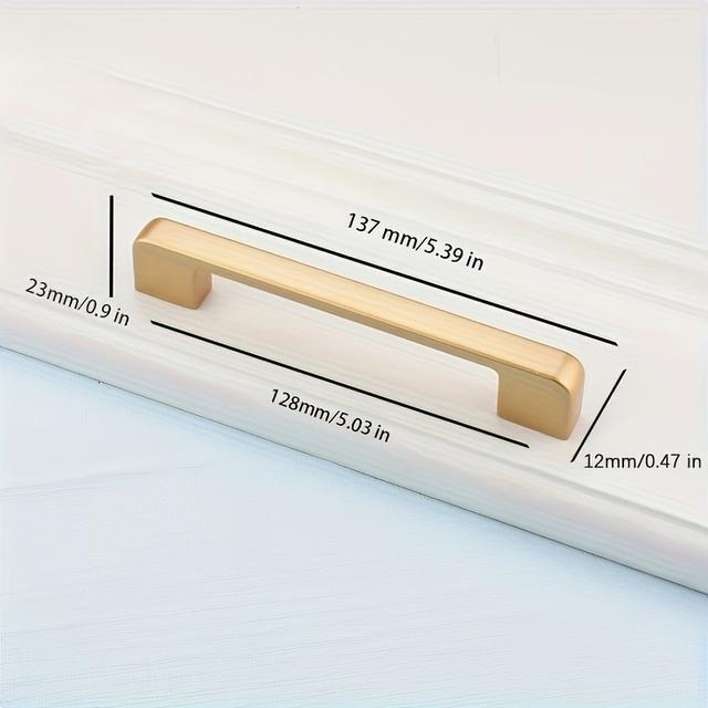 TEMU Verleihen Sie Ihren Küchenschränken einen Hauch von Stil mit diesen Schrankgriffen aus Aluminiumlegierung, Schranktürknöpfen, Möbel-Schubladengriffen, Schrankbeschlägen und Premium-Griffen