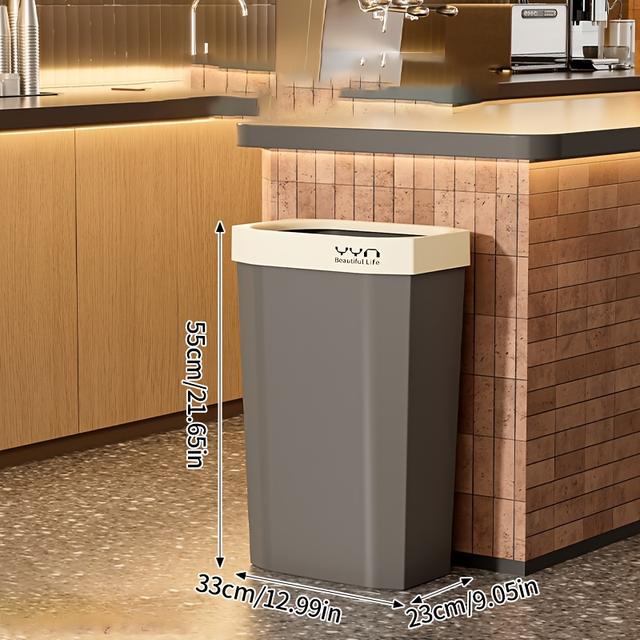 TEMU 15L/40L Große , Tragbare ohne Deckel, Freistehende Recyclingtonne, Multifunktionale kreative , Geeignet für Büros, Badezimmer, Schlafzimmer, Wohnzimmer, Wohnmobile und Zuhause