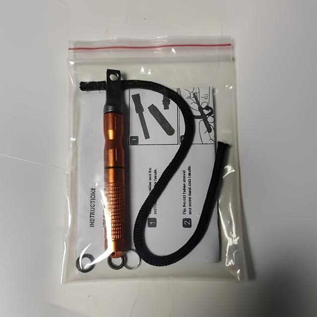 TEMU Outdoor Portable Camping Survival Emergency Igniter Mini