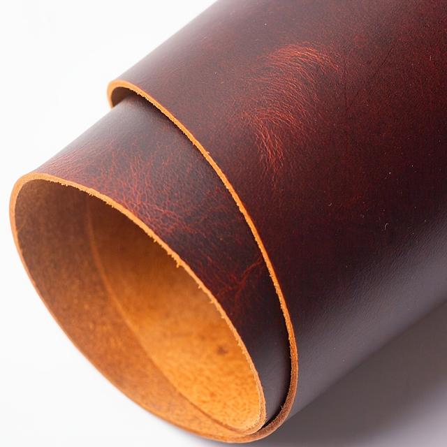 TEMU High-quality Cowhide In Brown, With A Thickness Of 1.7-2.0 Mm, Suitable For Handmade Leather Crafts