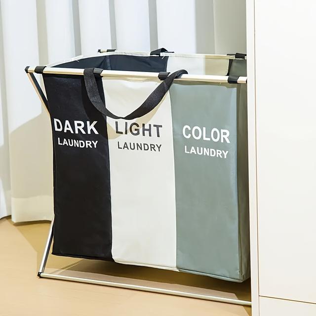 TEMU سلة تخزين، صندوق وحاوية | مناسبة لتخزين المنزل والغرفة | سلة غسيل متعددة الاستخدامات | إطار معدني متين | ملحقات الغسيل | رف تجفيف الملابس، سلال الغسيل