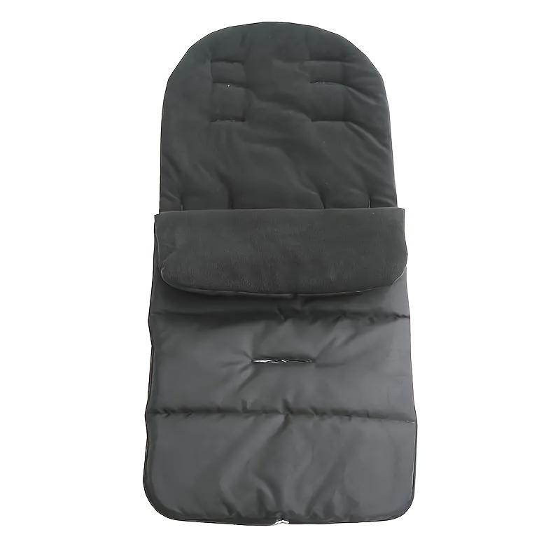 TEMU Universal Thickened Windproof Foot Warmer Pad For Strollers, Polyester Fiber Foot Warmer Bag For Pram, Pushchair Accessory For Fall And Winter