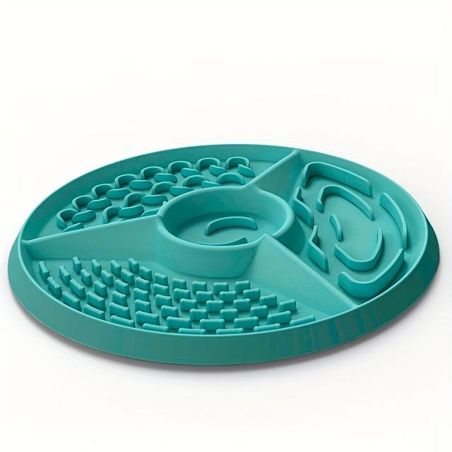 TEMU Silikonowa Mata do dla Psów i Kotów z Przyssawką - Ulga w Niepokoju, Dozownik Masła Orzechowego, Idealna do Pielęgnacji i Kąpieli, Powolne Karmienie, Mata do dla Psów